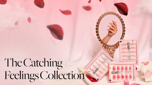 Get Swept Away This Valentine's Day with Glamnetic Press-On Nails: Meet Catching Feelings