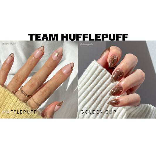 Chez Bette Nail And Beauty Spa on X: Harry potter inspired wedding nails # HarryPotter #nails #pinkandwhites #pretty #goldensnitch #acrylic   / X