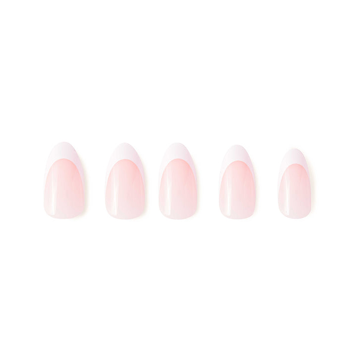 French Manicure Almond Nails I Glamnetic – glamnetic